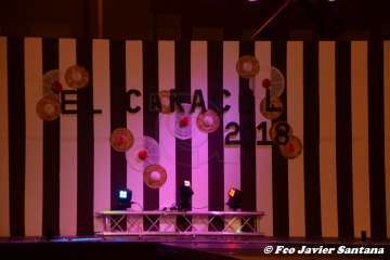 Yashyra Gonzalez y Carlos Santana, Miss y Míster de El Caracol 2018 (Foto Francisco Javier Santana)